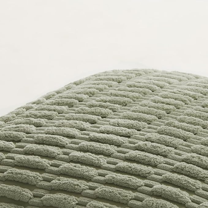 Fancy Homi 4 Packs Sage Green Decorative Throw Pillow Covers 26x26 Inch - Image 5