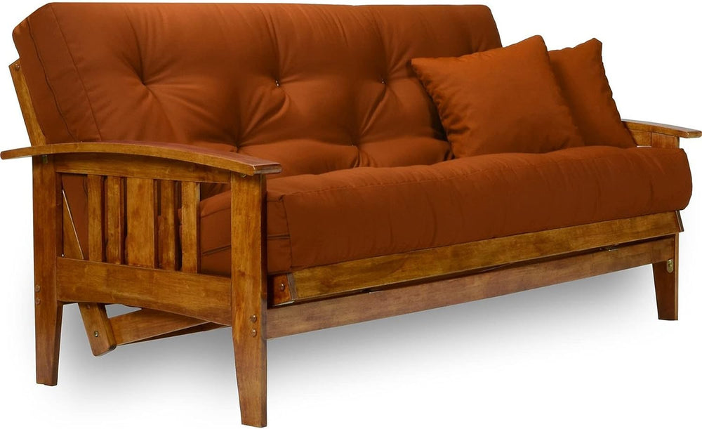 Nirvana Futons Westfield Wood Futon Frame - Full Size (Frame Only), Transform...