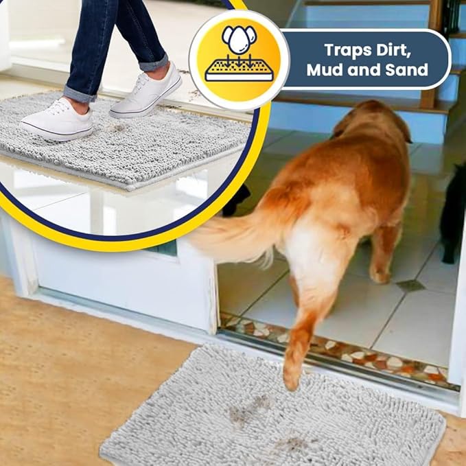 Muddy Mat® | Super Absorbent Door Mat Indoor, Microfiber Quick Dry Chenille - Image 6