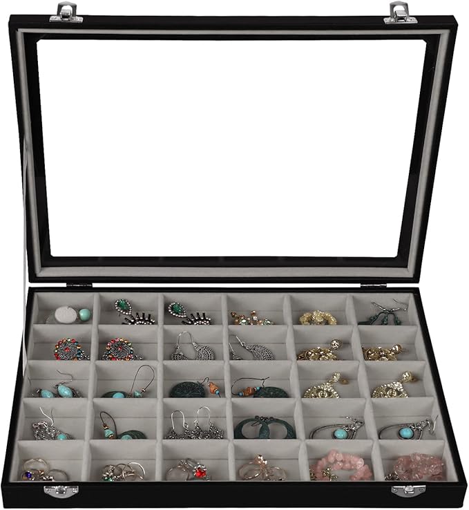 Stratalife Jewelry Organizer Earring Holder Jewelry Tray Earring Storage by Stratalife