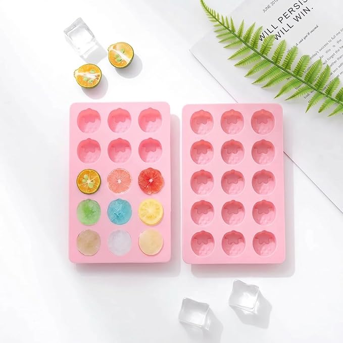 Cute Ice Cube Trays Silicone Chocolate Mold Wax Melt Molds Easy Release Ice - Image 3