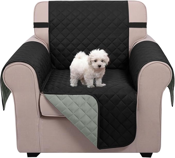 U-NICE HOME Reversible Oversized Chair Covers Quilted Water Repellent Pet by U-NICEHOME