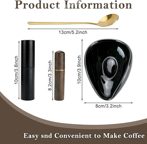 4Pcs Coffee Bean Dosing Cup and Spray Bottle Kit - Image 2