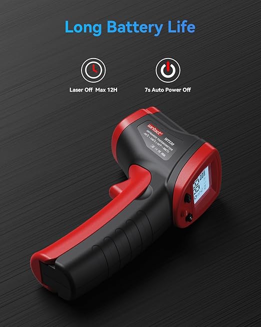 Wintact Infrared Thermometer Temperature Gun -58℉ to 1094℉, Digital IR Heat - Image 7