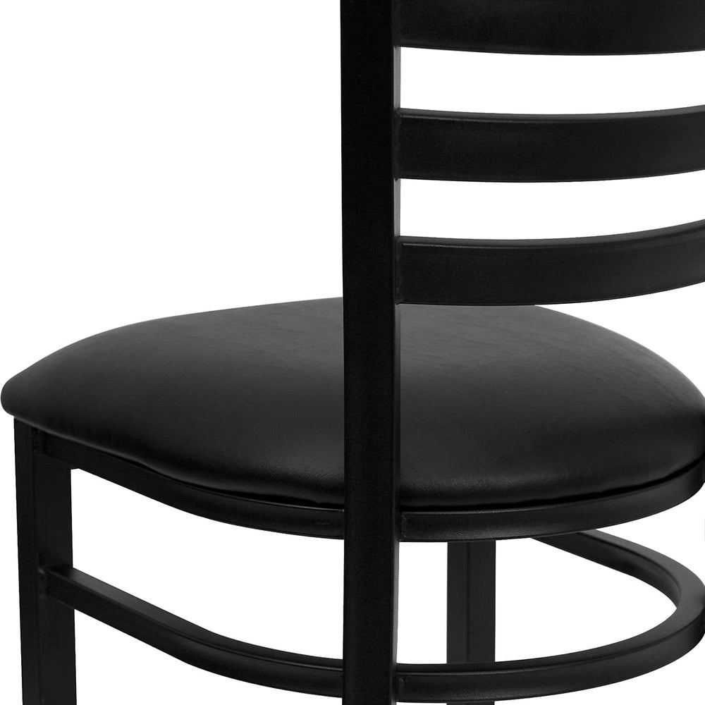 Flash Furniture Hercules Series Commercial Ladder Back Restaurant Chairs, Mod...