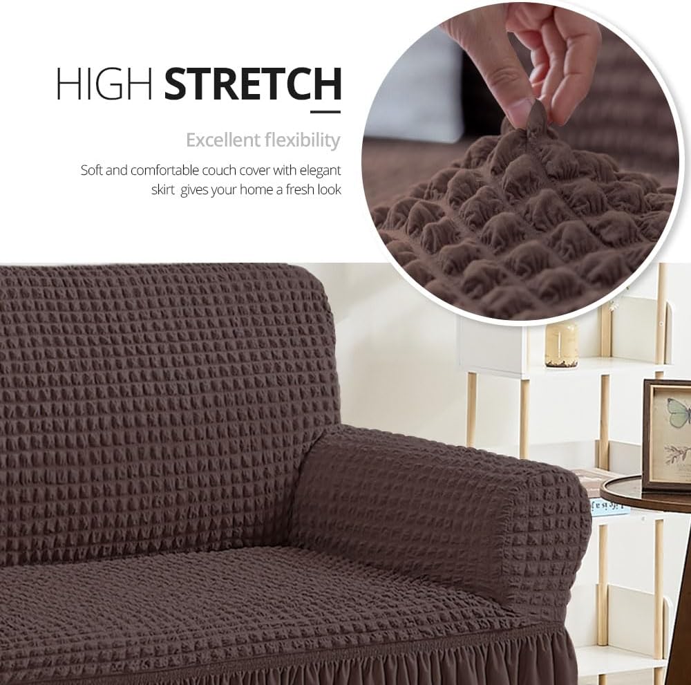 niceec arm chair covers armchair covers universal slipcovers shown in use
