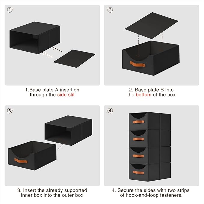 Homsorout Stackable Storage Drawers - Image 8