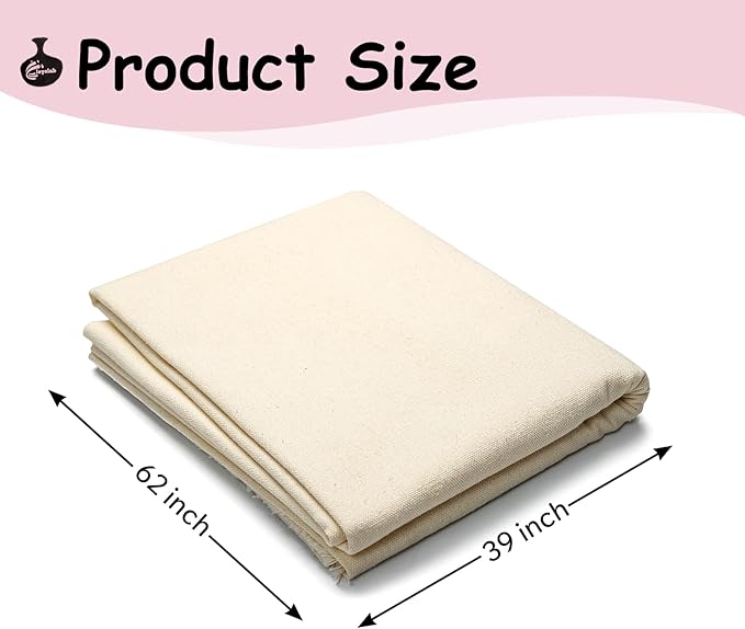 Pottery Tools and Supplies Pottery Tablecloth–Heavy Duty Linen Cotton Blend - Image 4