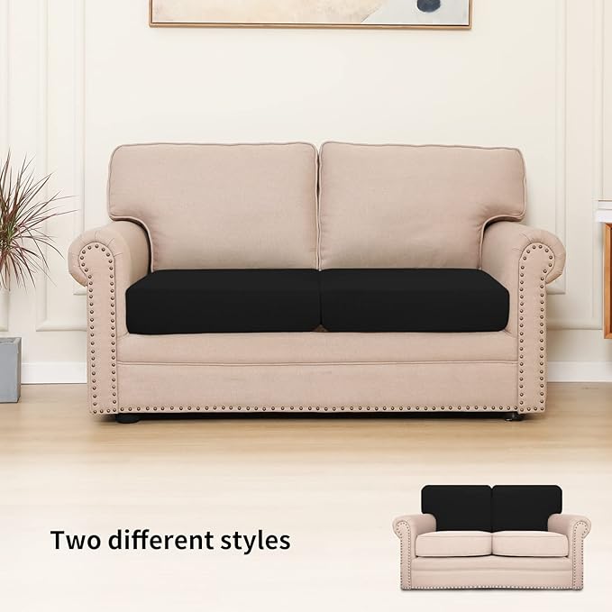 Easy-Going Stretch Individual Loveseat Couch Cushion Cover Sofa Cushion - Image 2