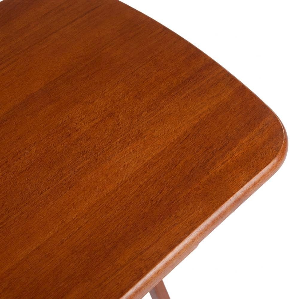 Furnifact Brown Snack Table Set, Modern Design, Versatile for Home, Living Ro...