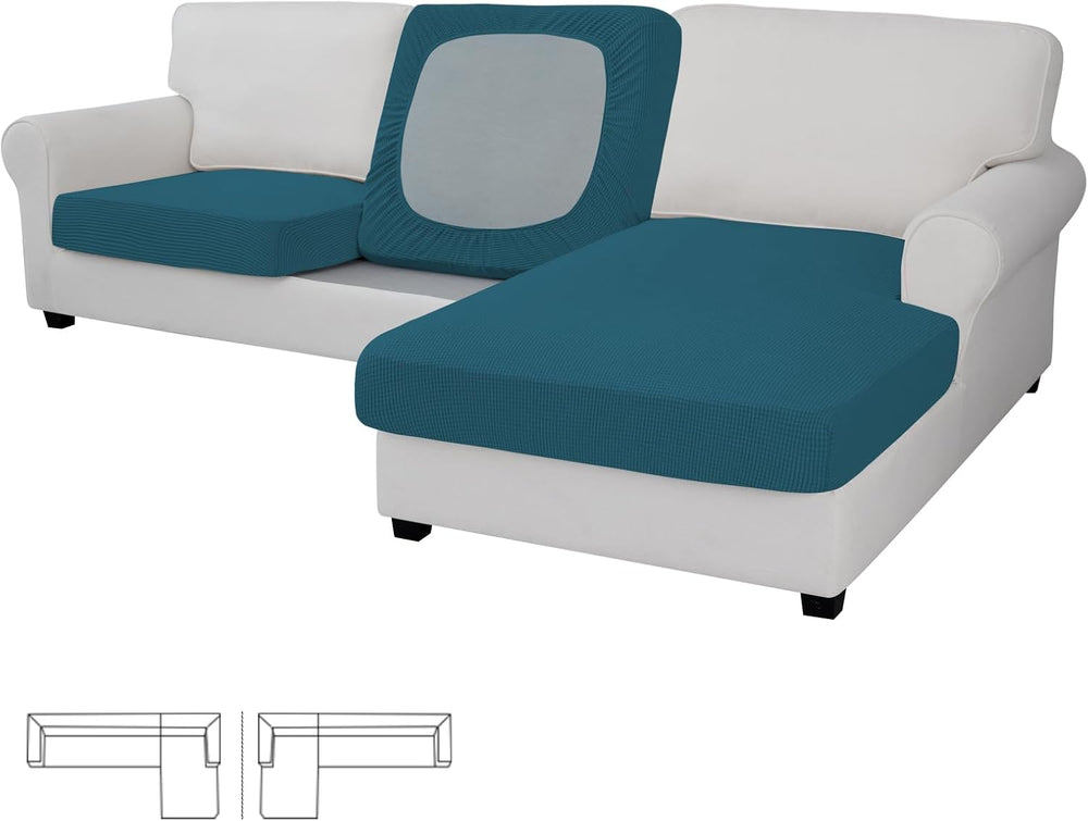 Easy-Going Stretch 3 Pieces Couch Cushion Covers