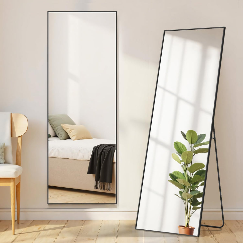 Mirror Full Length, Upgraded 16"x59" Body Wall Mirrors with Shatter...