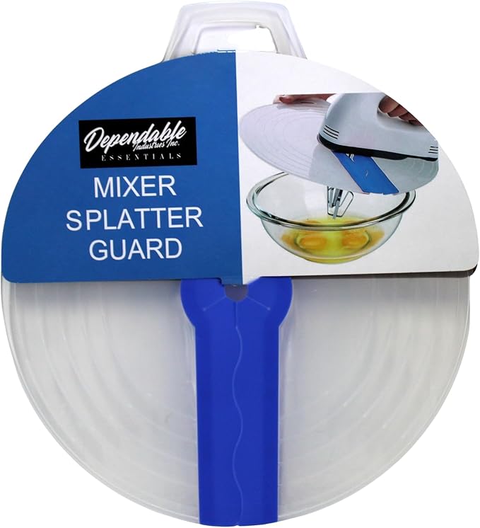 12 Inch Mixing Bowl Splatter Guard – BPA-Free Anti-Splash Screen by DependableIndustries