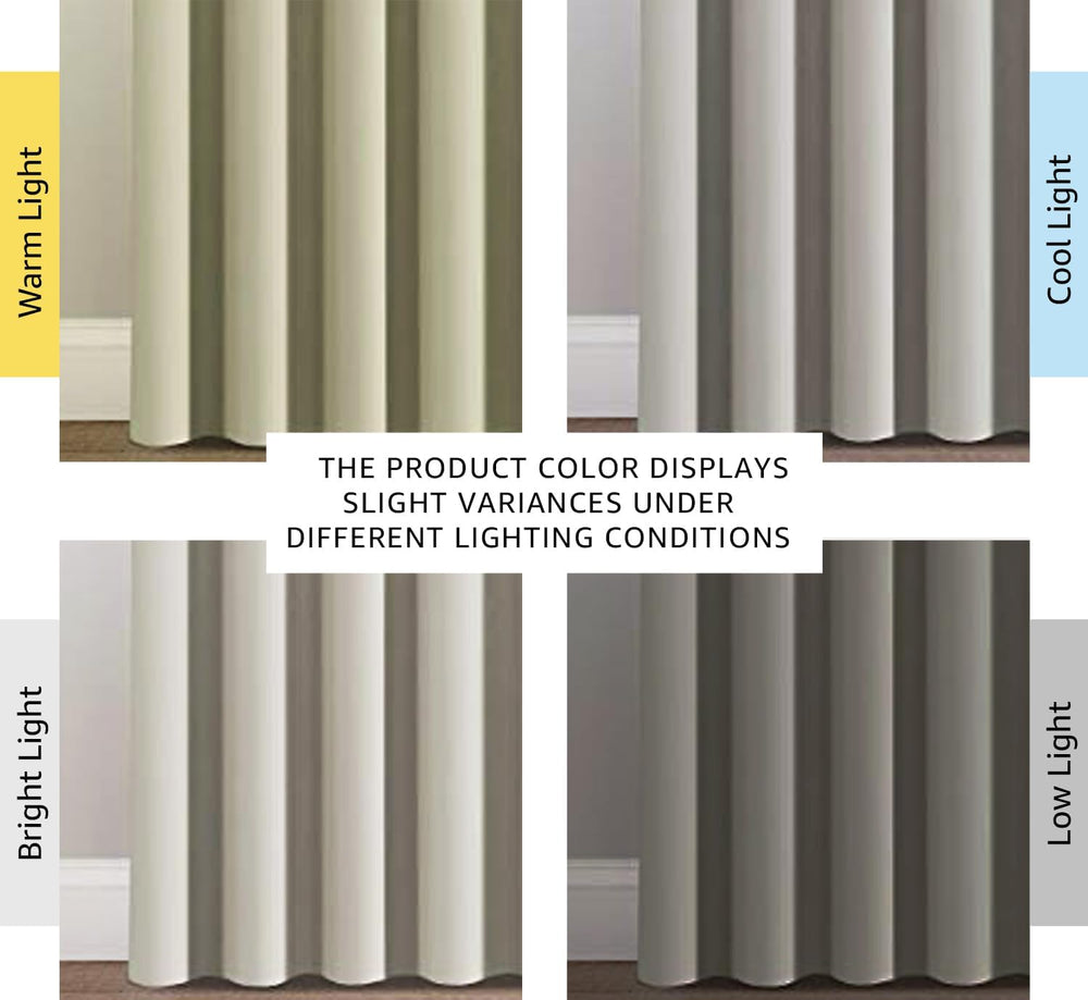 H.VERSAILTEX Blackout Patio Curtains 100 x 84 Inches for Sliding Door Extral ...