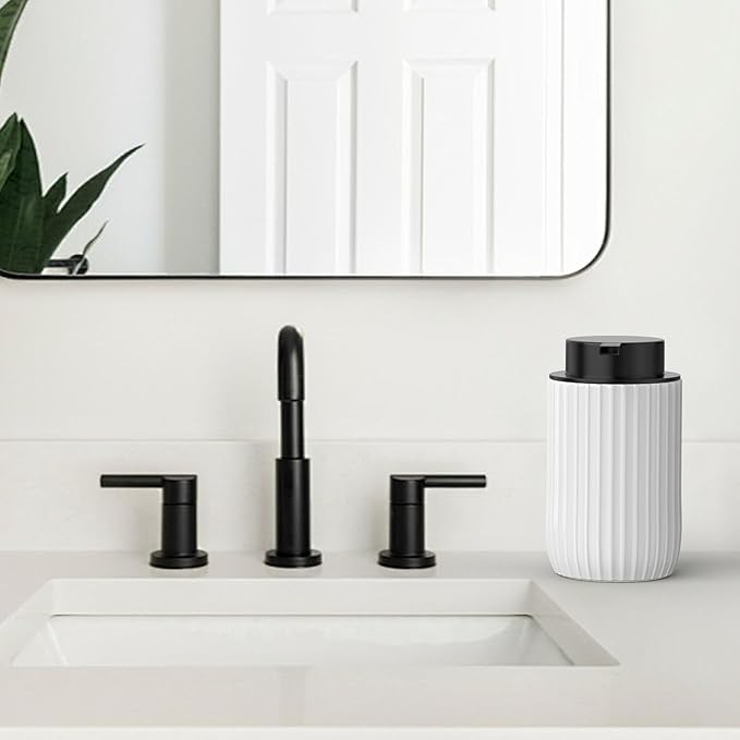 Ceramic Foaming Hand Soap Dispenser，12 oz Bathroom Soap Dispensers， Lotion - Image 6