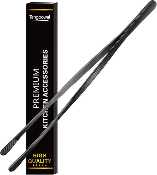 12-Inch Professional Kitchen & Cooking Tweezers Tongs by KitchenCookingTweezersTongs