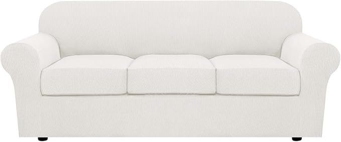 H.VERSAILTEX 4 Piece Stretch Sofa Covers by HVERSAILTEX