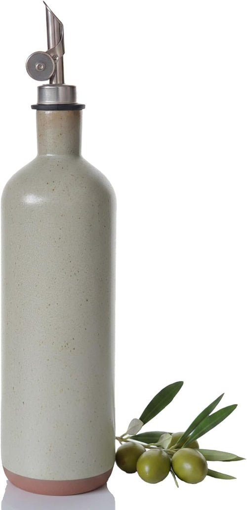 17 oz Ceramic Olive Oil Dispenser by Unknown