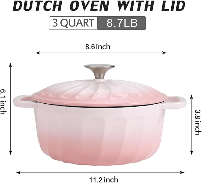 Enameled Cast Iron Dutch Oven Pot