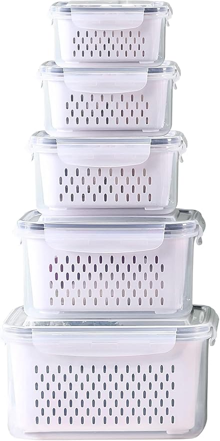 Large Fridge Food Storage Container Set
