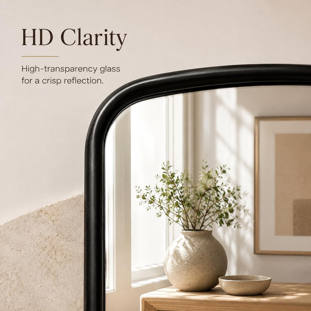 2 Pack Rounded Square Wall Mirror, 10"x12" Metal Framed Decorative ...