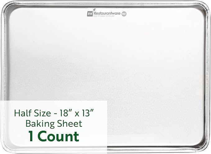 Restaurantware Met Lux 18 x 13 Inch Industrial Baking Pan 1 Heavy-Duty Bakery by Restaurantware