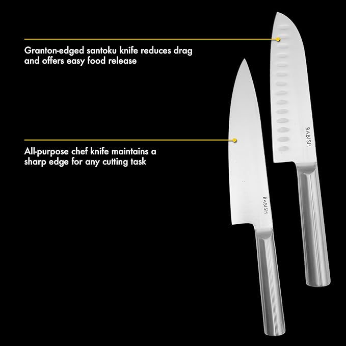 Babish High-Carbon 1.4116 German Steel 15 Piece Full Tang Forged Cutlery - Image 4