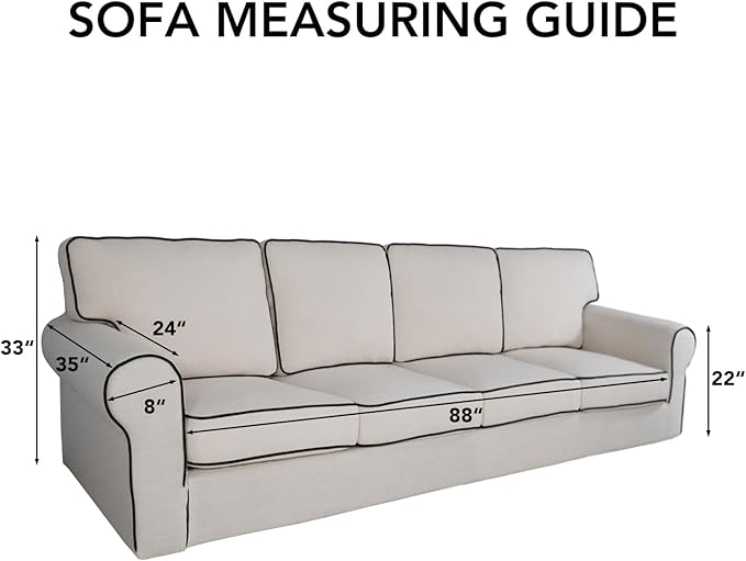 PureFit Reversible Quilted Sofa Cover, Water Resistant Slipcover Furniture - Image 6