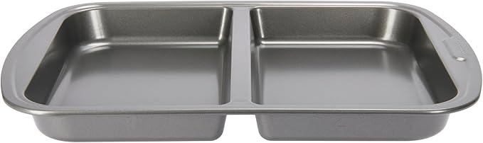 GoodCook Everyday Divided Baking Pan 1.5-Inch Deep 2-Section Non-Stick - Image 9