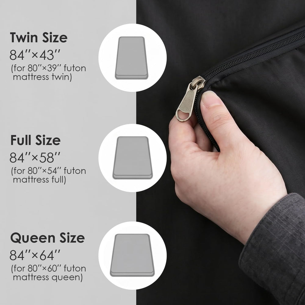 Mattress Cover for 2-4" Thick Japanese Futon Mattress