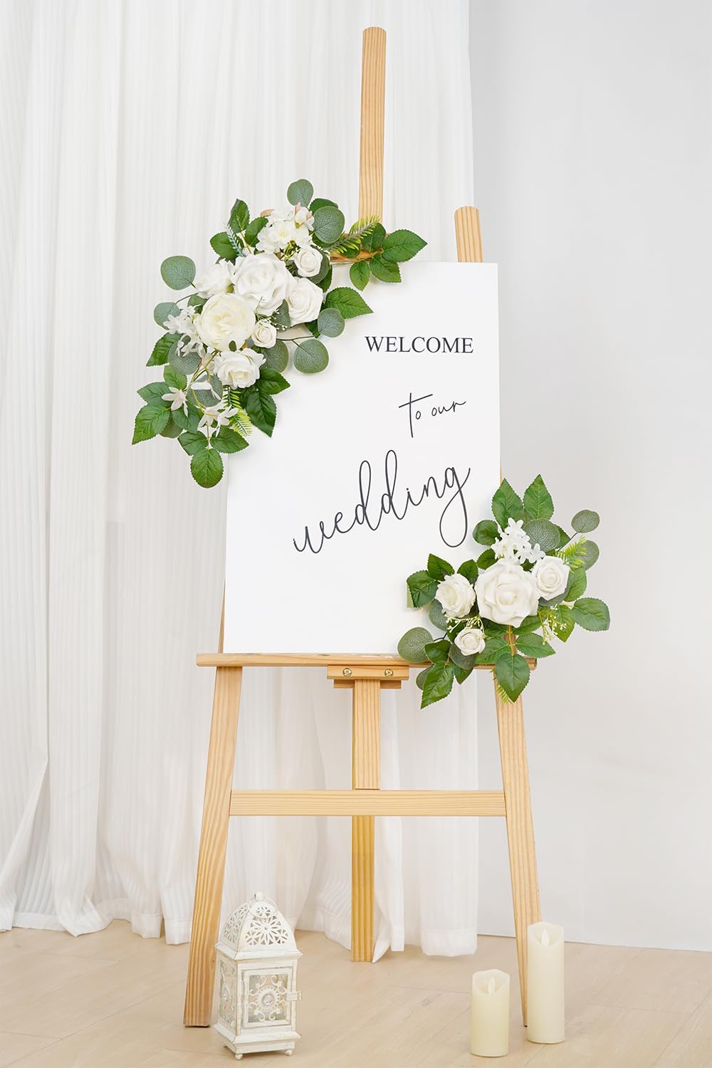 WEIERYUE(Pack of 2 Artificial Flowers Decorations, Wedding Flowers, Wedding, ...