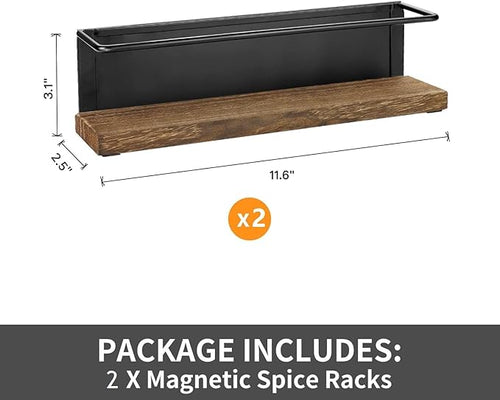 2 Pack Strong Magnetic Spice Rack Organizer - Image 2