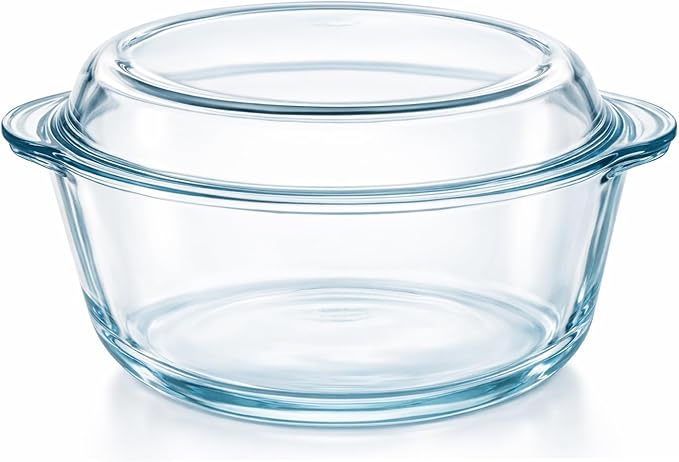 Ums 2.2 Quart Glass Casserole Dish by UMS