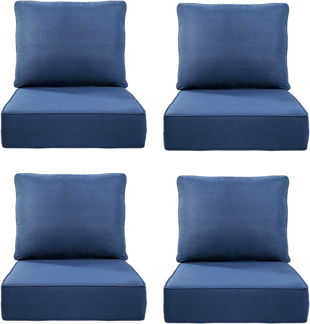 6" Thick Outdoor Cushion, 22"*24"*6" Patio Furniture Cush...