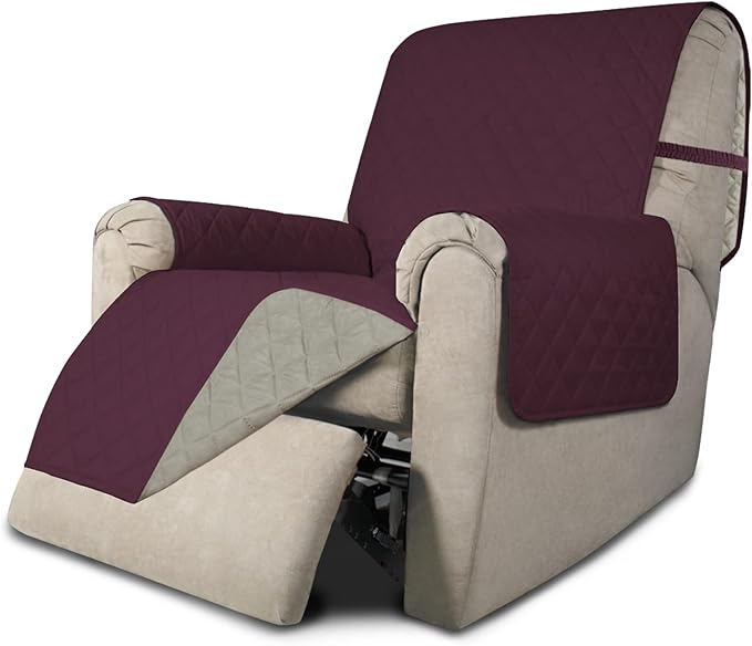 Easy-Going Recliner Chair Slipcover Reversible Sofa Cover Water Resistant Couch by Easy-Going