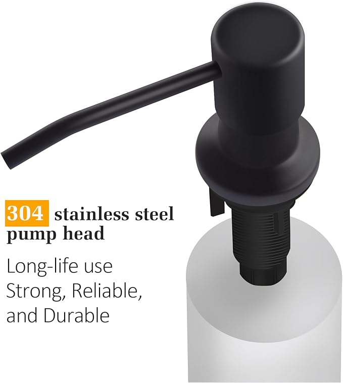 Soap Dispenser for Kitchen Sink, Built in Sink Soap Dispenser Lotion Dispenser - Image 3