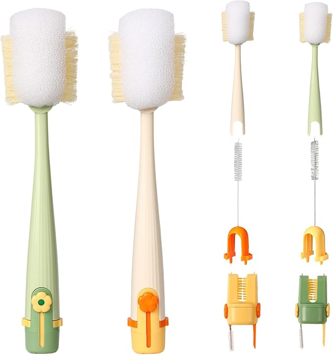 5 in 1 Bottle Cleaning Brush Set, 2026 Multifunctional Lid Brush Cleaning Tool by Unknown