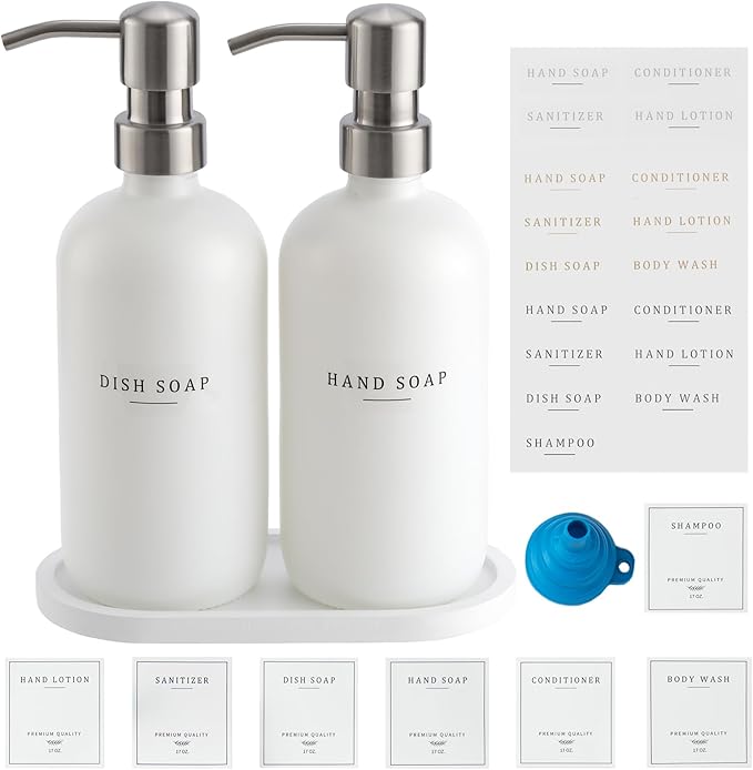 Glass Soap Dispenser by Eggs+sound