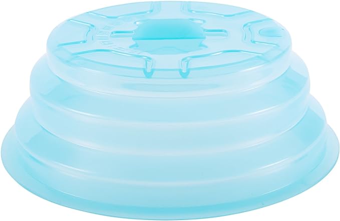 Kichwit Collapsible Silicone Microwave Plate Cover Splatter Guard, Dishwasher by Kichwit