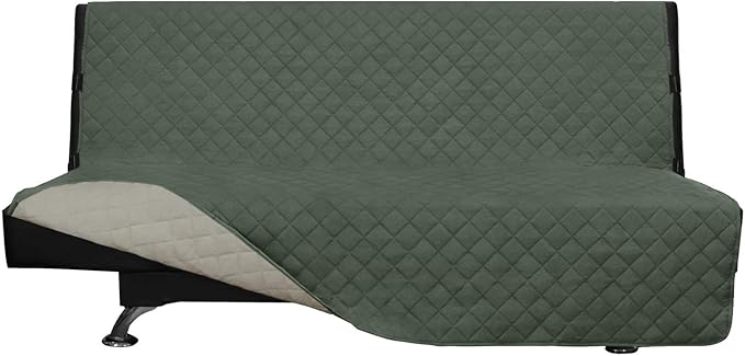 Easy-Going Futon Sofa Slipcover Reversible Sofa Cover Armless Cover Furniture by Easy-Going
