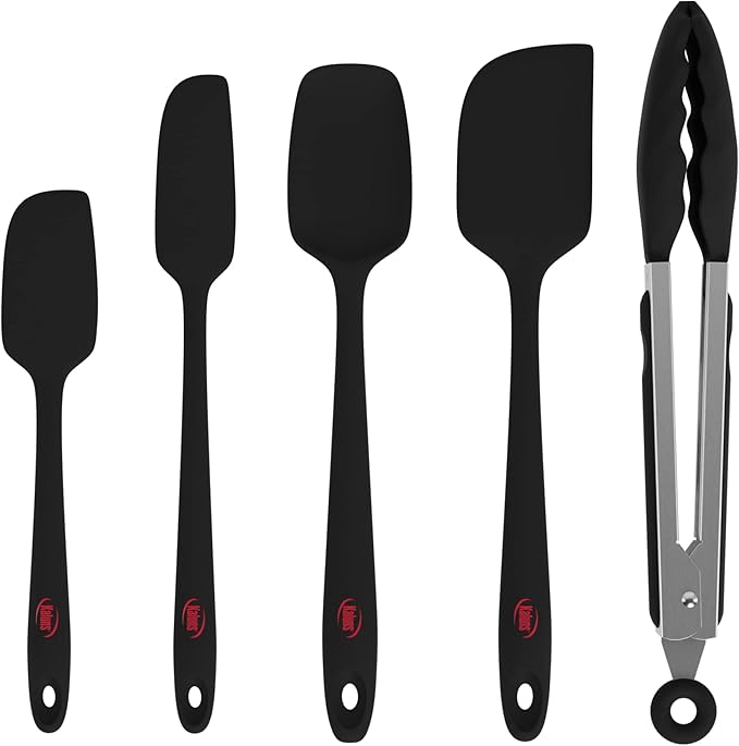 Kaluns Silicone Spatula Set, 4 Rubber Spatulas 600°F Heat Resistant, Nonstick - Image 7