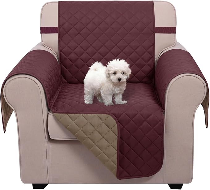 U-NICE HOME Recliner Chair Covers Reversible Chair Cover Pet Covers by U-NICEHOME