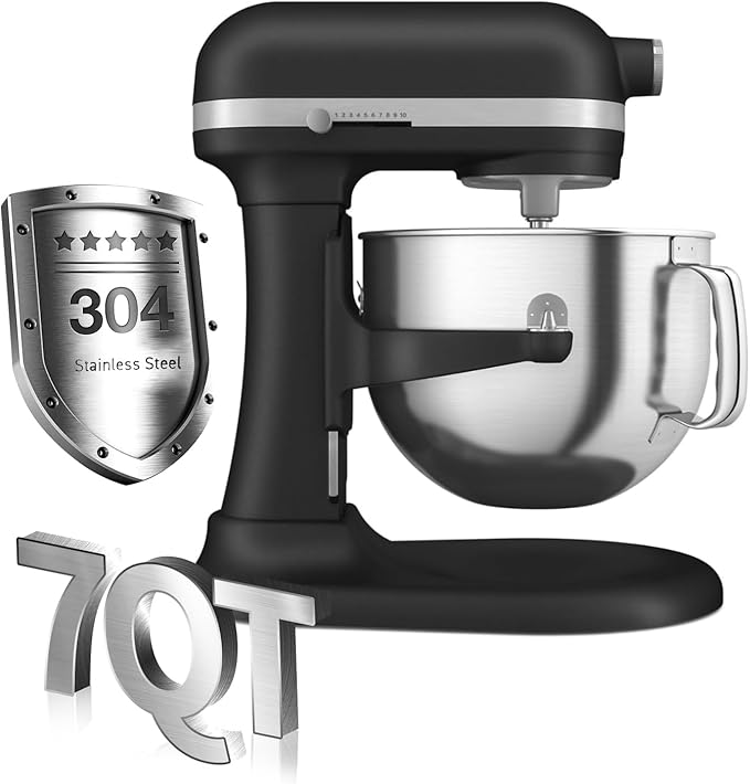 Stainless Steel 7QT Mixer bowl Fit