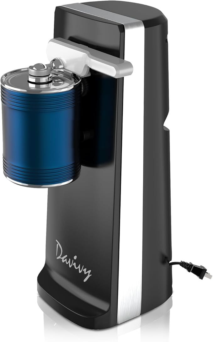 Davivy Electric Can Opener, One Touch Lid Opener, Removable Stainless Steel by Davivy