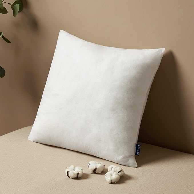 MIULEE Pillow Insert 28x28 Inch, Decorative Square Throw Pillow Inserts by MIULEE