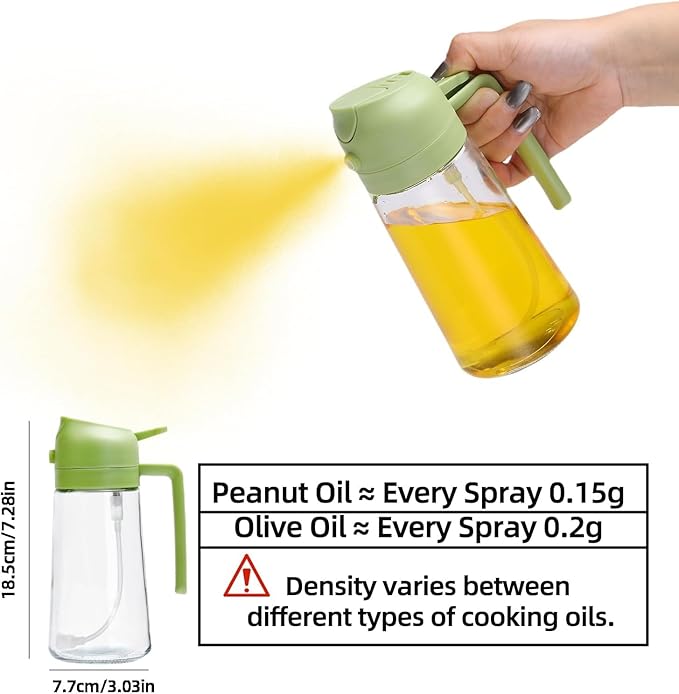 Aovdy 16oz/470ml Glass Olive Oil Sprayer - Image 7