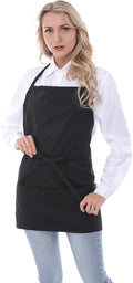 Aprons for Women with 3 Pockets, Server Apron, Aprons for Cooking, Chef Apron by Eksict