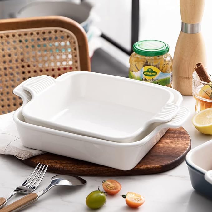 Sweejar Ceramic Baking Dish, 9 x 9 Cake Baking Pan - Image 5
