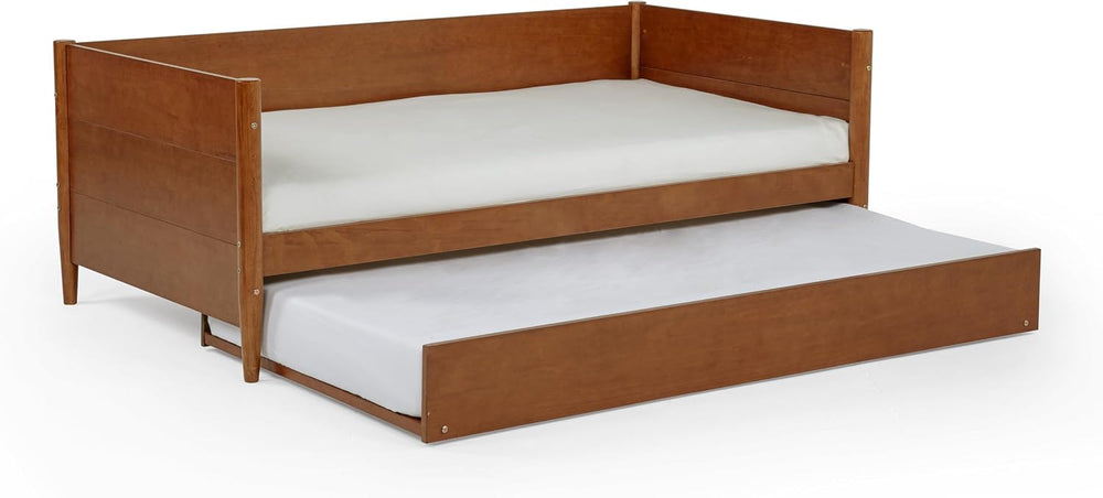 Camaflexi Mid-Century Modern Daybed & Trundle/Solid and Manufactured Wood...
