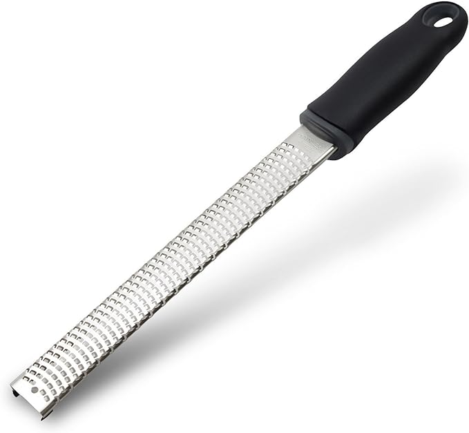 Lemon Zester, Stainless Steel Kitchen Cheese Grater, Plastic Cover Ergonomic by ALLWIN-HOUSEWARE